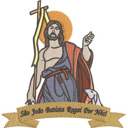 Embroidery Design Saint John The Baptist 4