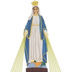 Embroidery Design Our Lady Of Graces 25cm