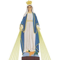 Embroidery Design Our Lady Of Graces 28cm