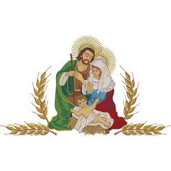 Matriz De Bordado Sagrada Família Advento 2