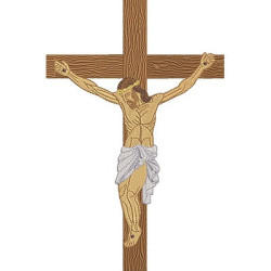 Matriz De Bordado Jesus Crucificado 17x27