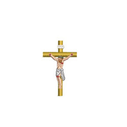 Matriz De Bordado Jesus Crucificado  5 Cm