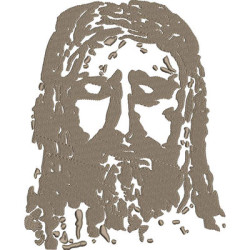 Embroidery Design Holy Shroud Face Of Jesus 2