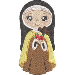 Embroidery Design Saint Therese Of Lisieux Cute