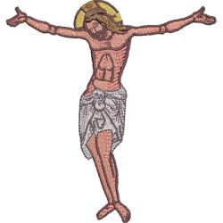 Matriz De Bordado Jesus Crucificado  15 Cm