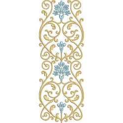 Embroidery Design Golden Arabesques 46