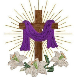 Embroidery Design Resurrection Cross 3