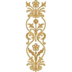 Embroidery Design Golden Arabesques 54