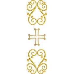 Embroidery Design Golden Arabesques 26