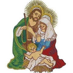 Embroidery Design Sagrada Family 12 Cm..