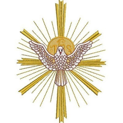 Embroidery Design Divine Holy Spirit 13x18 Cm