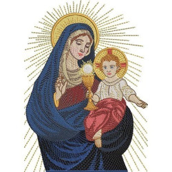 Embroidery Design Our Lady Of The Sacrament 2