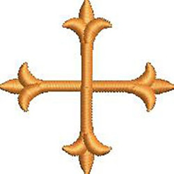 Embroidery Design Cross 5 Cm