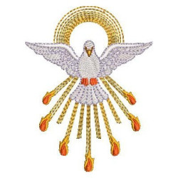 Embroidery Design Pentecost 10 Cm