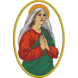 Embroidery Design Saint Monica Medal