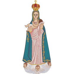 Diseño Para Bordado Nuestra Señora De La Abadía 30 Cm