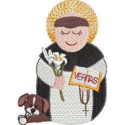 Embroidery Design Cute St Dominic Guzmán