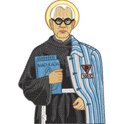 Diseño Para Bordado San Maximiliano María Kolbe