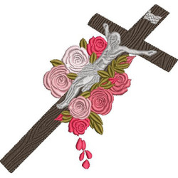 Embroidery Design Cross Of Saint Therese Great