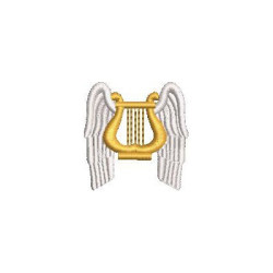 Embroidery Design Angelical Lyre