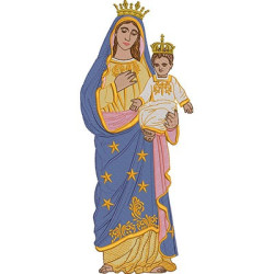 Diseño Para Bordado Nuestra Señora De La Victoria 34 Cm