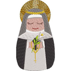 Diseño Para Bordado Santa Catalina De Siena Cute