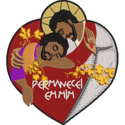 Diseño Para Bordado Jesus ​​buen Samaritano 13 Cm