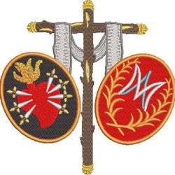 Diseño Para Bordado Medallas De Nuestra Señora De Los Dolor