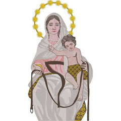 Embroidery Design Virgin Of Consolation..