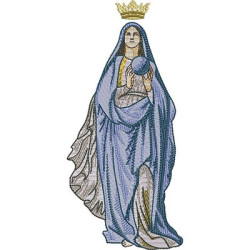 Embroidery Design Our Lady Queen Of Missions