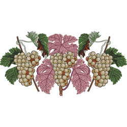 Diseño Para Bordado Uvas Grandes Uva