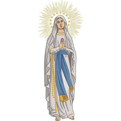 Matriz De Bordado Nossa Senhora De Lourdes 30 Cm