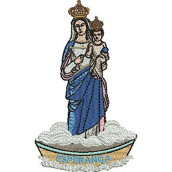 Matriz De Bordado Nossa Senhora Dos Navegantes 10 Cm