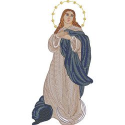 Embroidery Design Our Lady Of Conception 25 Cm