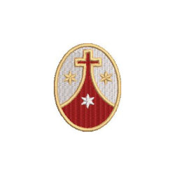 Embroidery Design Discalced Carmelite Medal