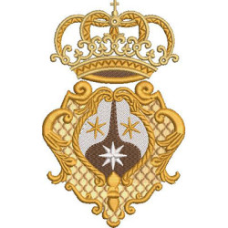 Diseño Para Bordado Escudo De Armas Carmelita 2