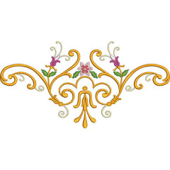 Embroidery Design Arabesque 30 Cm..