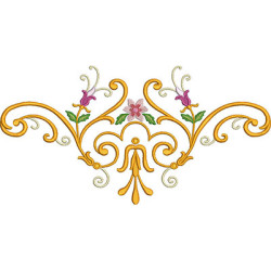 Embroidery Design Arabesque 30 Cm