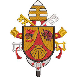 Matriz De Bordado Escudo Brasão Bento Xvi