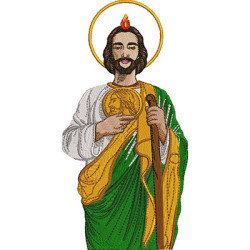 Embroidery Design Saint Jude Thaddeus 20 Cm