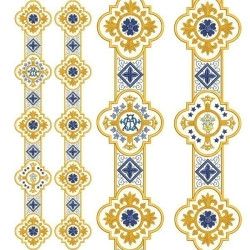 Embroidery Design Marian Set For Gothic Casule 182