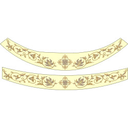 Embroidery Design Set For Creation Of Liturgical Necklace 201