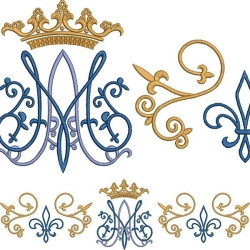 Embroidery Design Mariano Horizontal Set For 30x18 Round