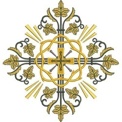 Embroidery Design Set Embroidered Cross Of The Holy Week 2