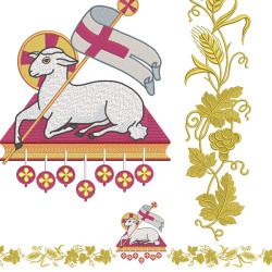 Embroidery Design Set Altar Towel Creation 284