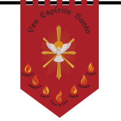 Matriz De Bordado Conjunto Para Bandeira Do Divino Espírito Santo Espanhol