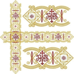 Embroidery Design Jhs Continuous Embroidery Set With Grapes 394