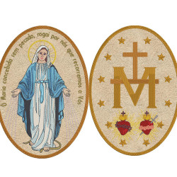 Diseño Para Bordado Medalla Nuestra Señora De Las Gracias 416