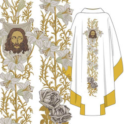 Embroidery Design Set For Sacred Face Of Jesus Chasule 440