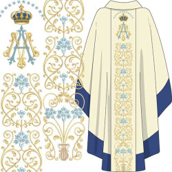 Embroidery Design Set For Decorated Marian Chasuble Gallon 473